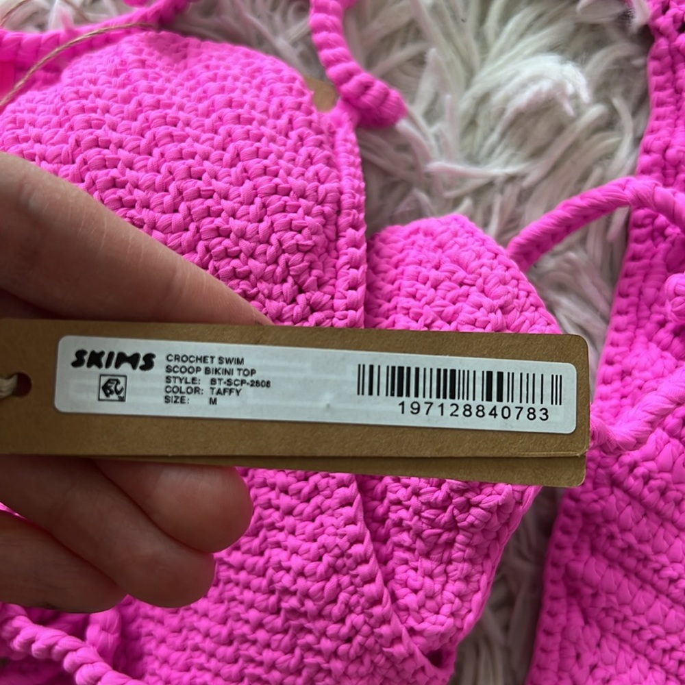 Skims Women's Pink Bikinis-and-tankini-sets - Picture 4 of 6